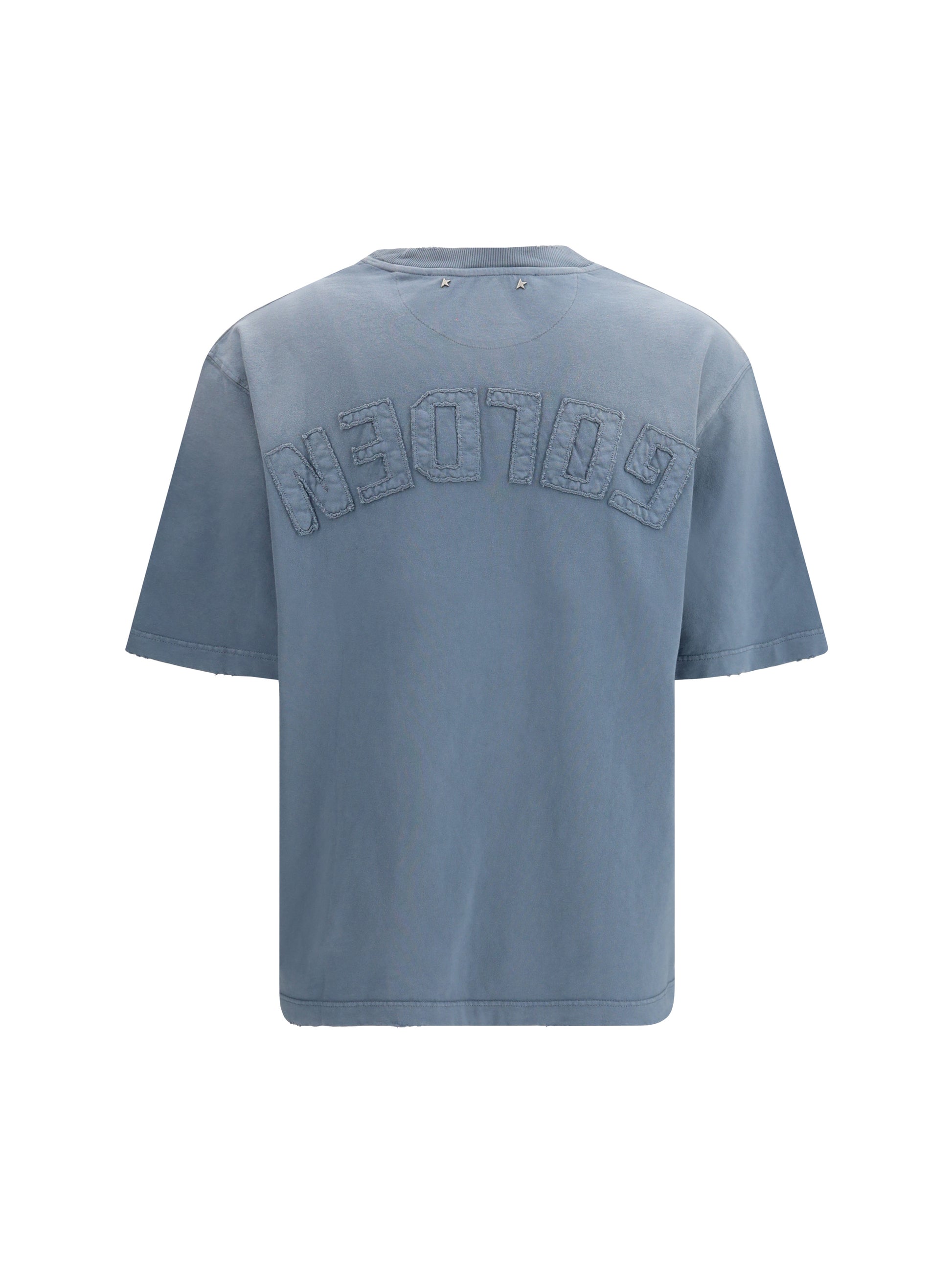 Golden Goose Women T-Shirt Crewneck With Logo Patch GOLDEN GOOSE
