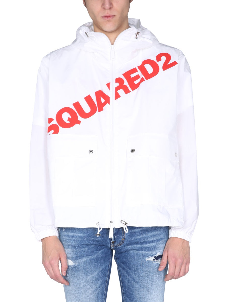 Dsquared Men Jacket With Logo Print DSQUARED2