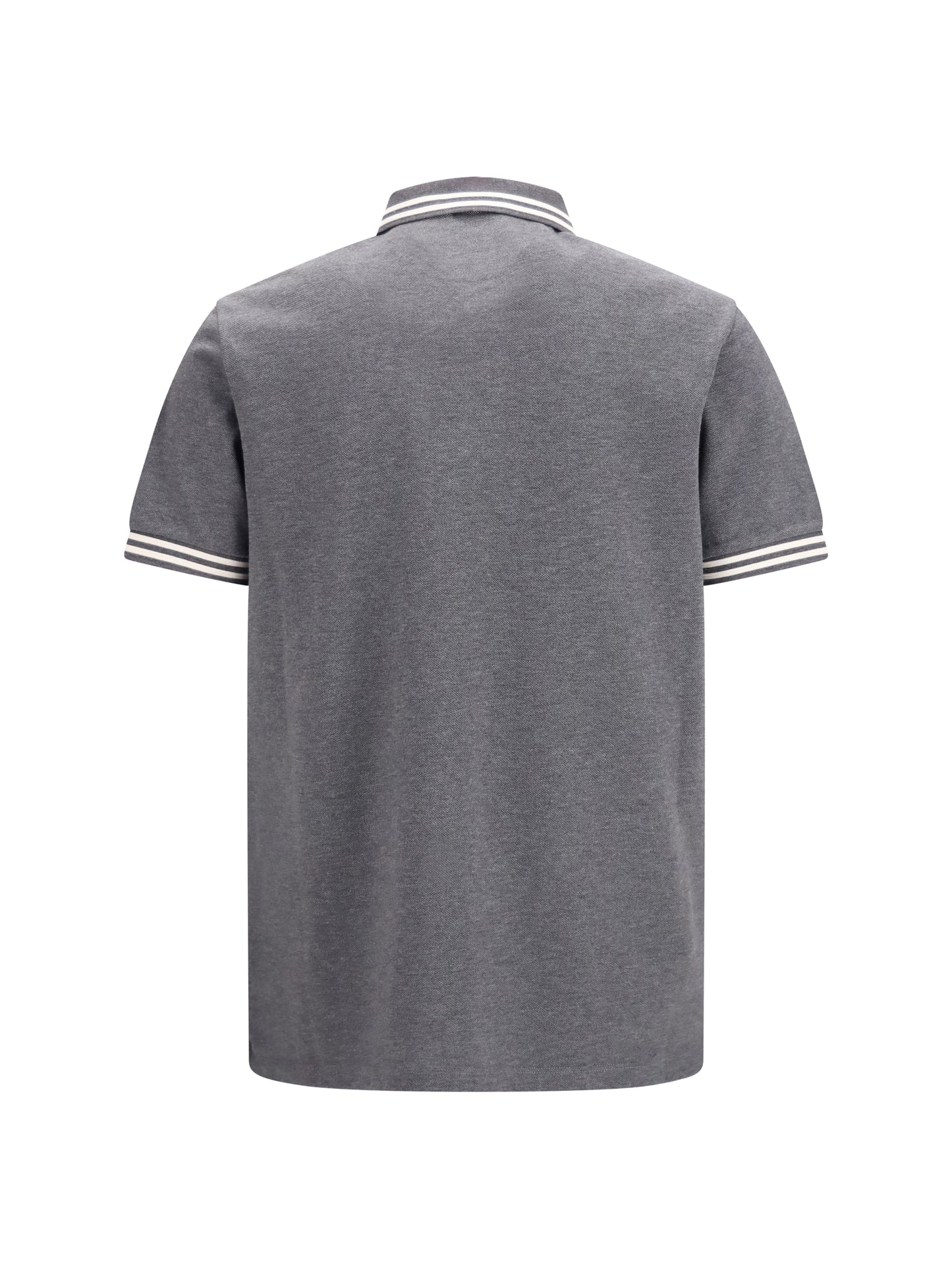 Moncler Men Cotton Piqué Polo With Striped Trims MONCLER