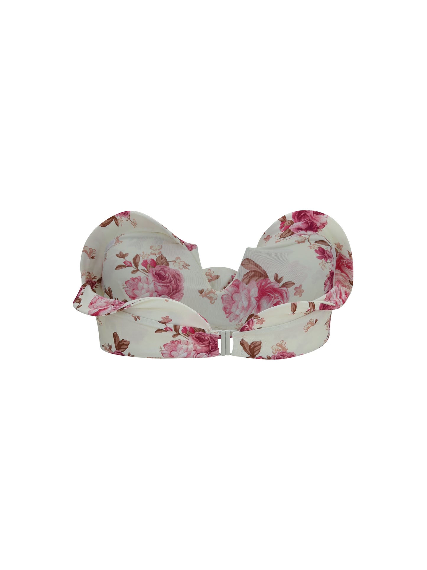 Magda Butrym Women Sculptural Floral-Print Bandeau Swim Top MAGDA BUTRYM
