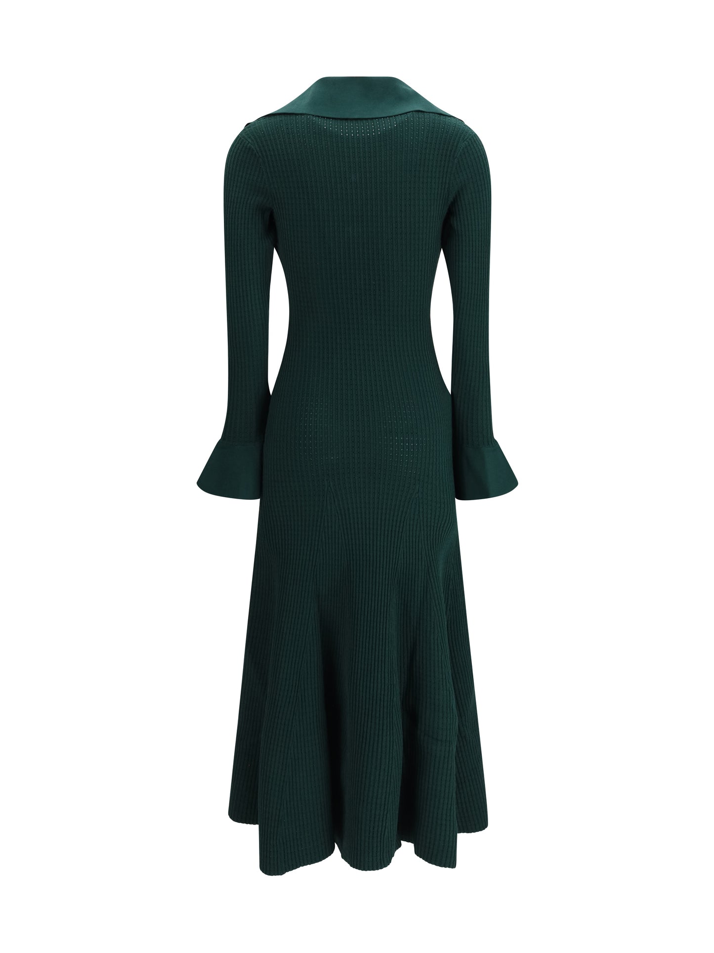 Self-Portrait Women Keyhole Knit Midi Dress SELF-PORTRAIT