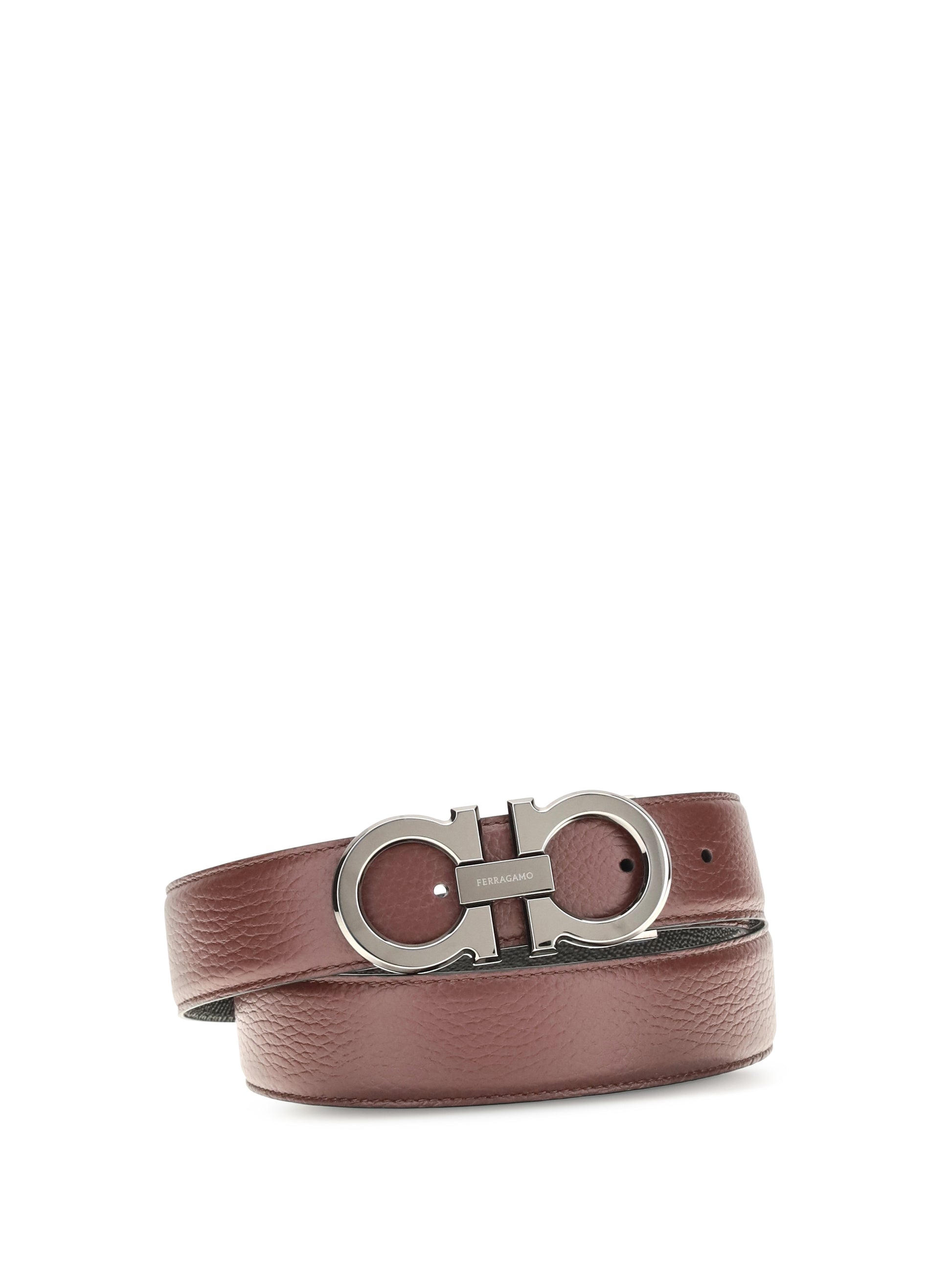 Ferragamo Men Reversible And Adjustable Gancini Belt FERRAGAMO
