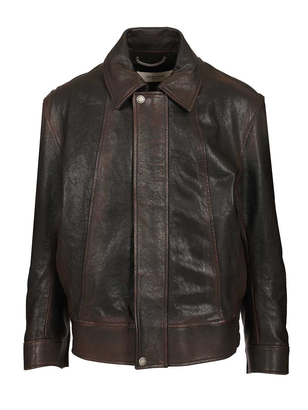 Golden Goose Men Nappa Bomber Jacket GOLDEN GOOSE