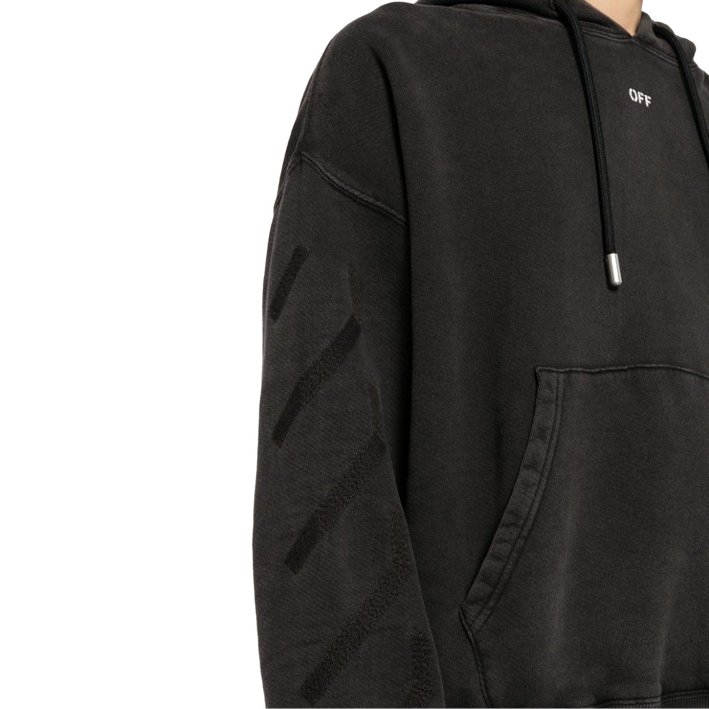 Off-White St. Matthew Over Cotton Hoodie Sweatshirt Men OFF-WHITE