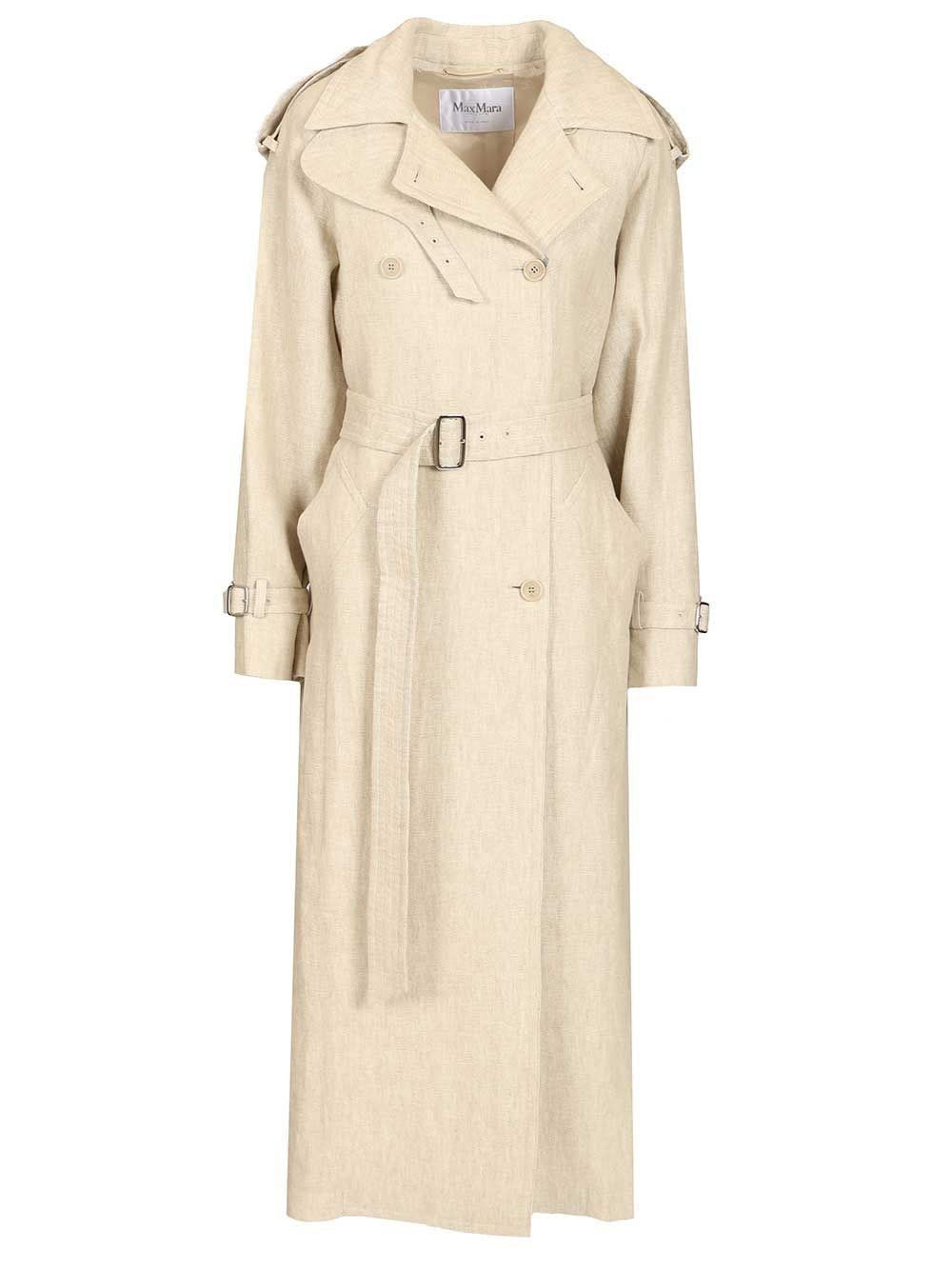Max Mara Women Trench Double Breasted Coat MAX MARA