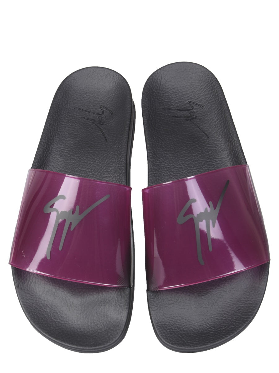 Giuseppe Zanotti Women Slide Sandals With Logo GIUSEPPE ZANOTTI