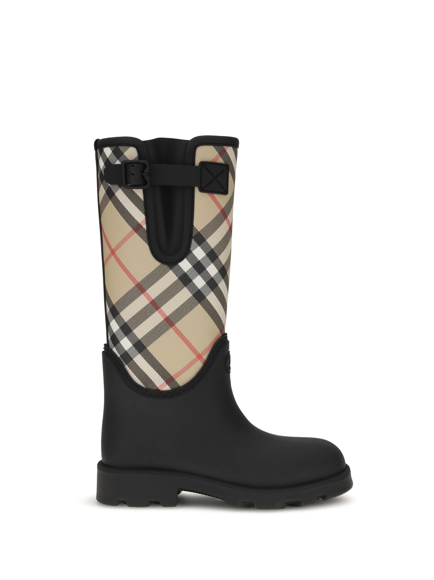Burberry Women Marsh Stamp Rubber High Boots BURBERRY