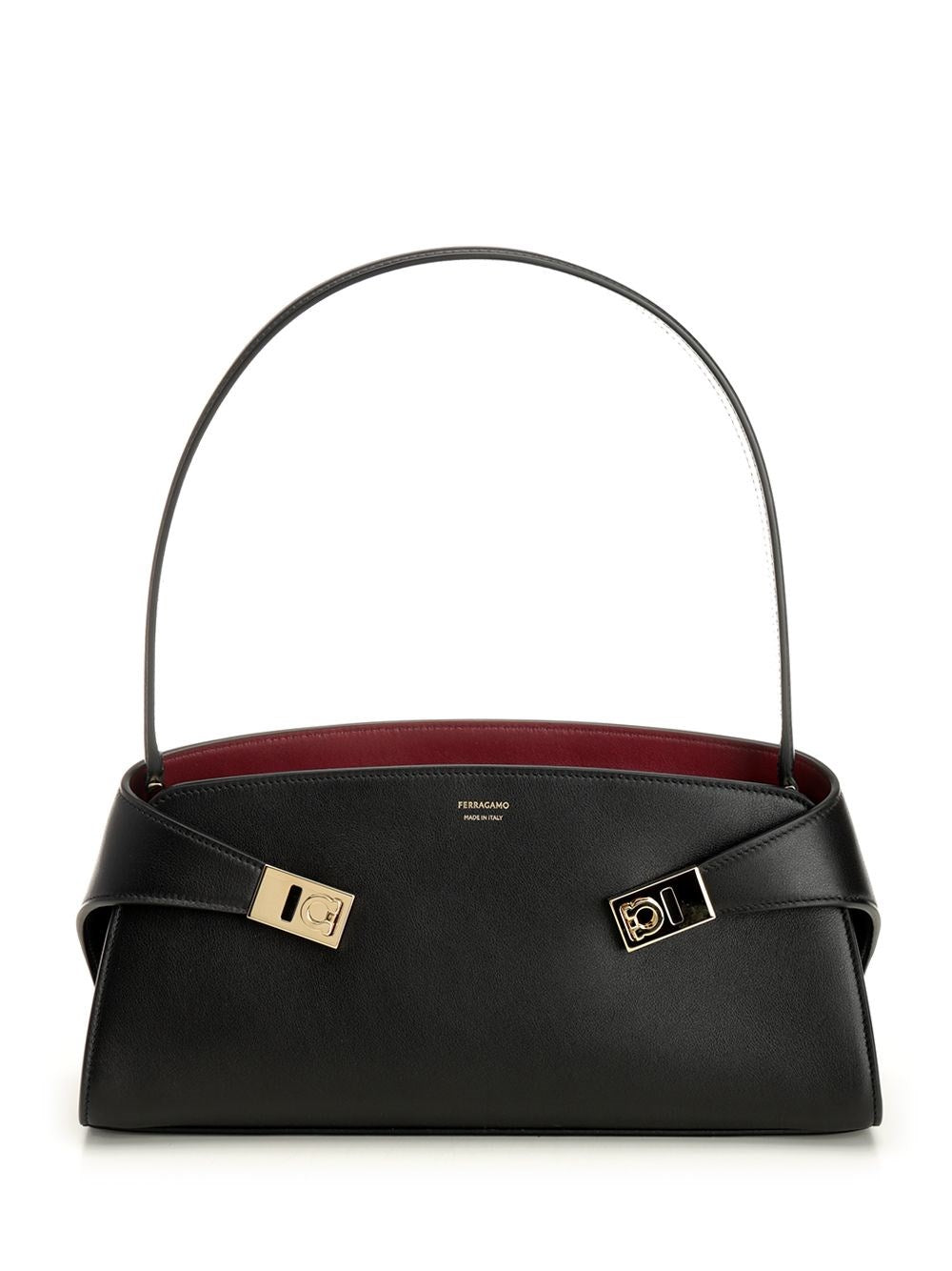 Ferragamo Women Hug Leather Shoulder Bag FERRAGAMO