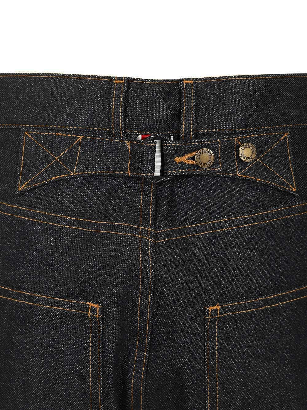 Thom Browne Men Selvedge Denim Pants THOM BROWNE
