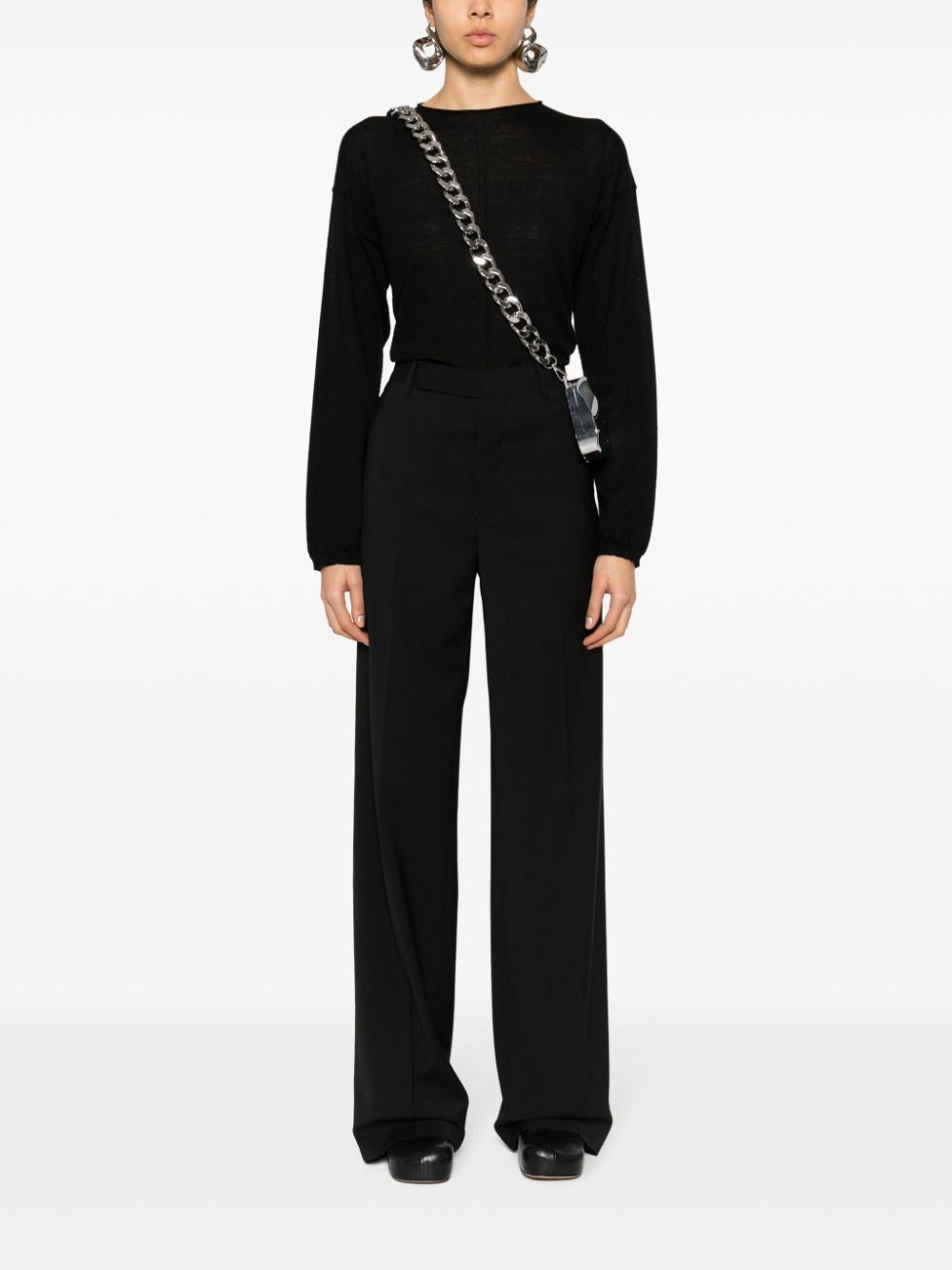 Rick Owens Women Straight Wool Trousers RICK OWENS