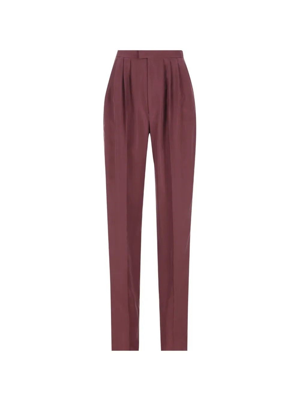 Saint Laurent Women Habutai Silk Trousers SAINT LAURENT