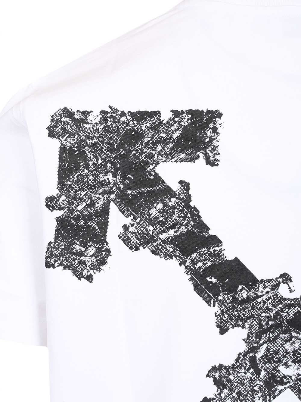 Off-White Men T-Shirt With Heraldic Arrow Print OFF-WHITE