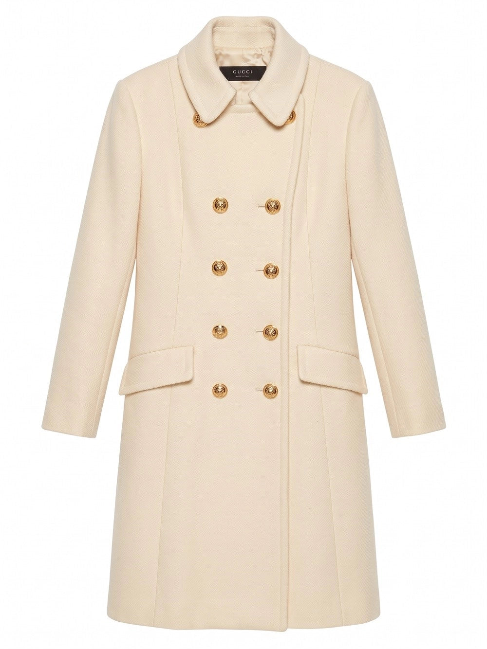 Gucci Women Double-Breasted Wool Coat GUCCI