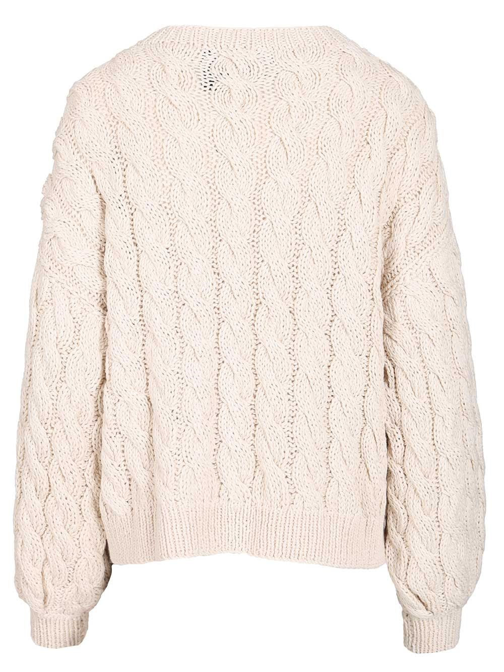 Loewe Paula's Ibiza Women Anagram Sweater In Wool And Cotton Blend LOEWE