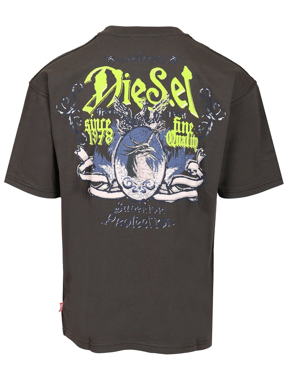 Diesel Men Cotton T-Shirt DIESEL