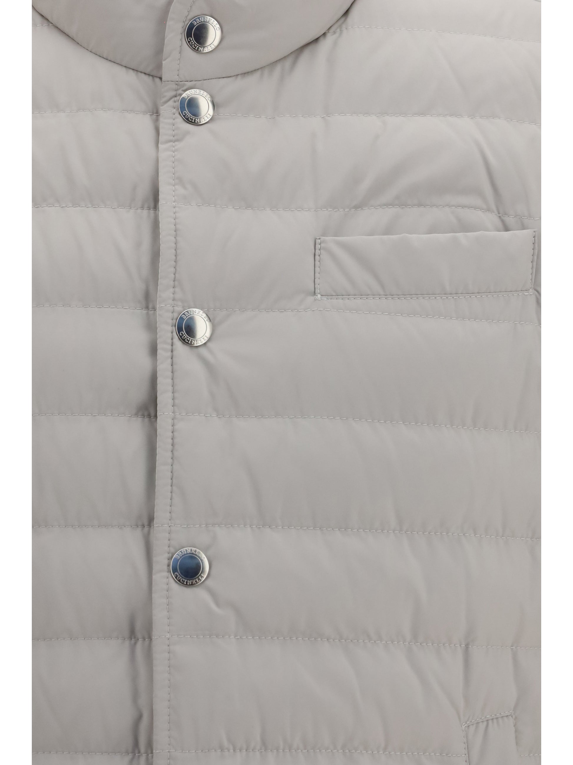 Brunello Cucinelli Men Sleeveless Padded Gilet BRUNELLO CUCINELLI