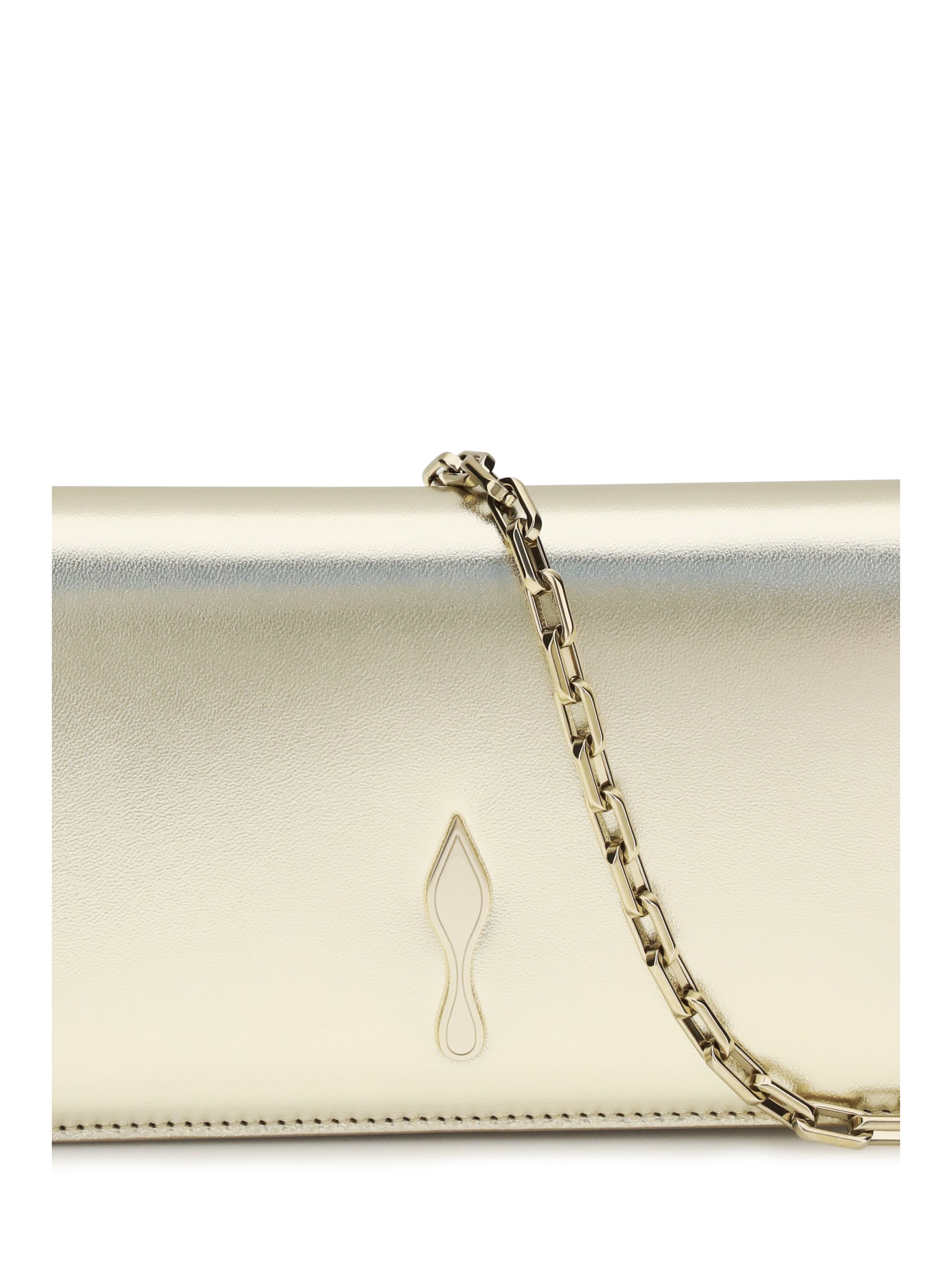 Christian Louboutin Women Bettina Clutch In Laminated Leather CHRISTIAN LOUBOUTIN