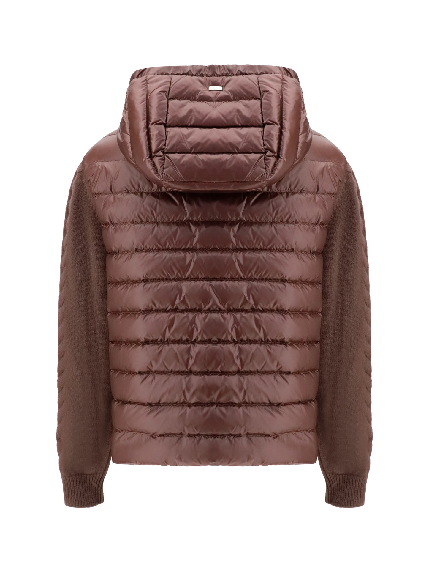 Herno Women Down Jacket With Wool Sleeves HERNO