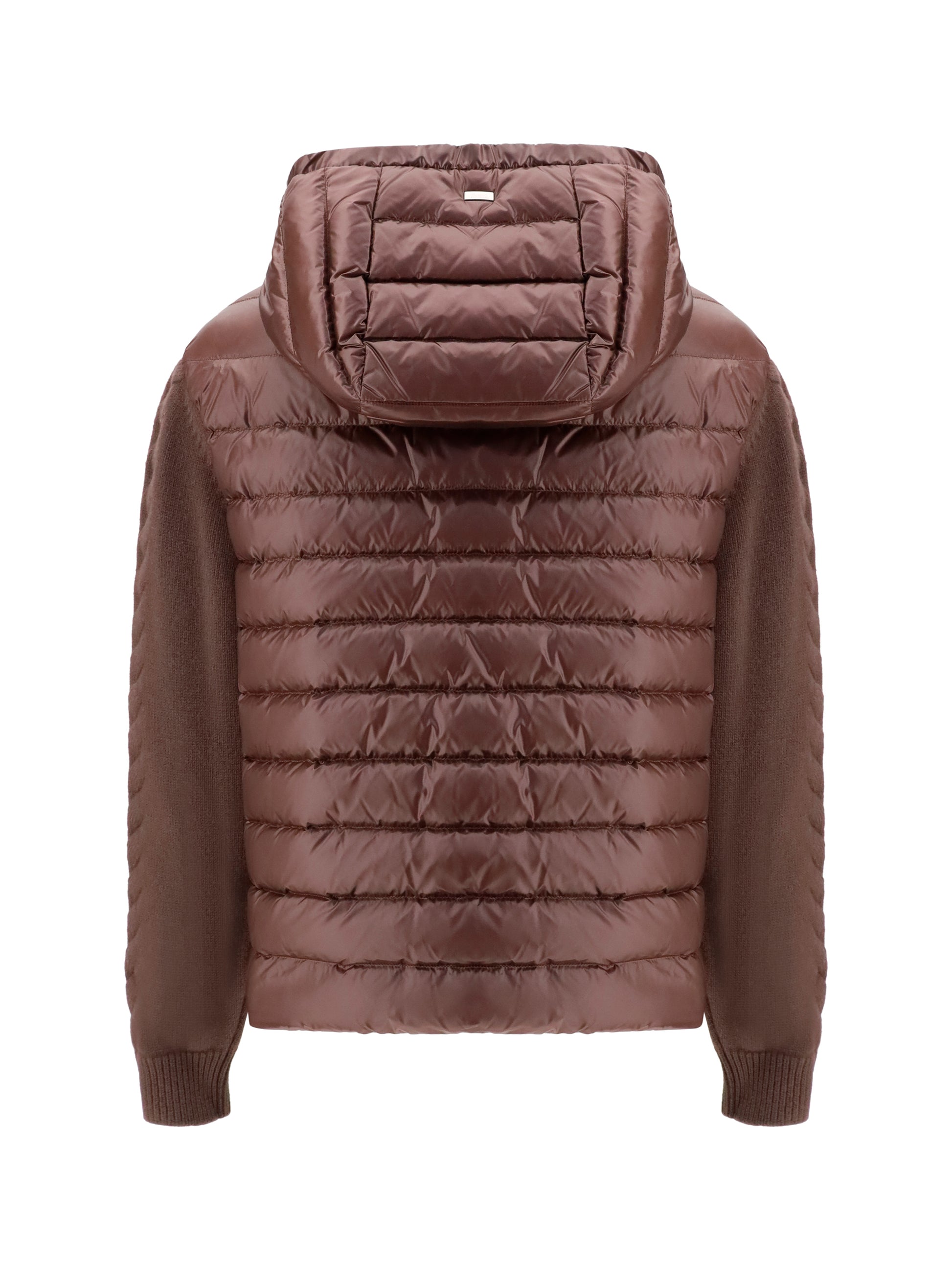 Herno Women Down Jacket With Wool Sleeves HERNO