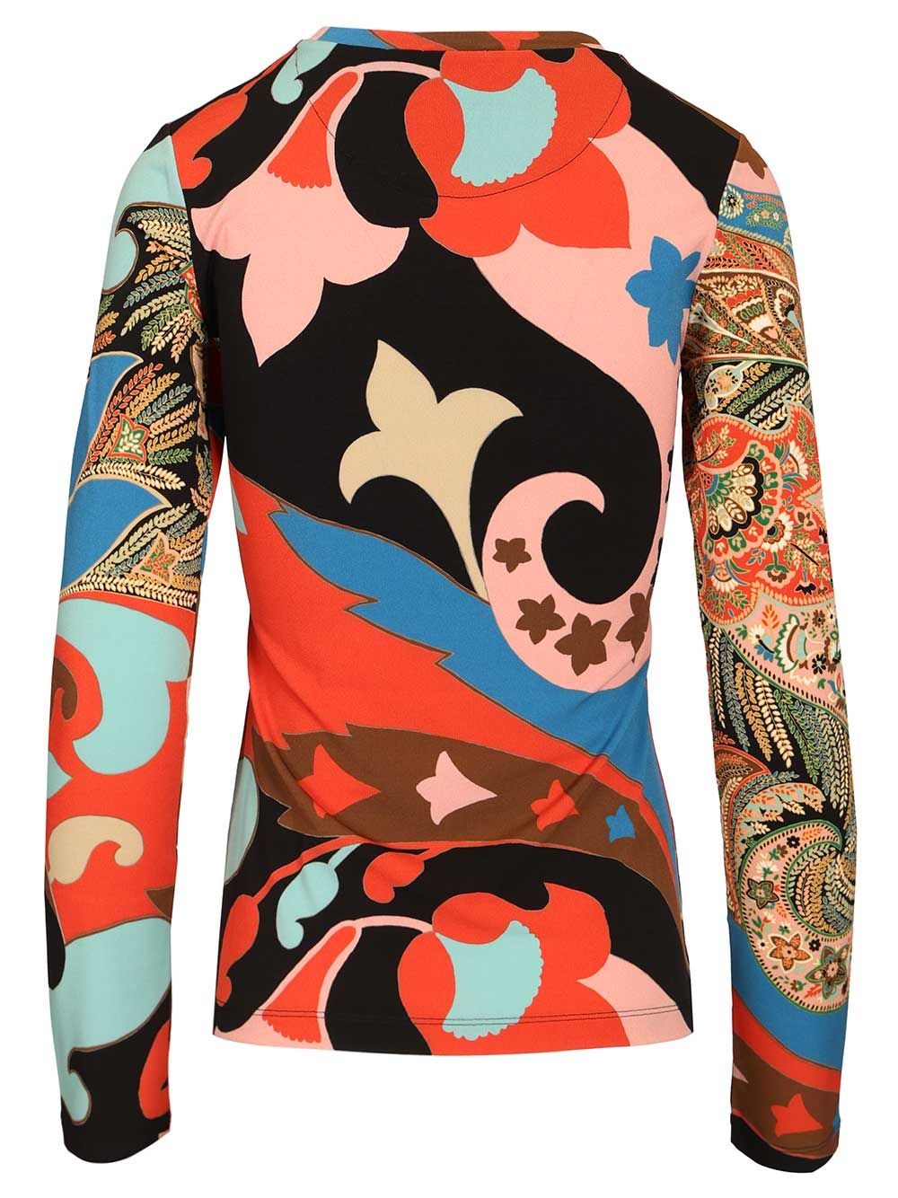 Etro Women Long-Sleeved Top With Paisley Print ETRO