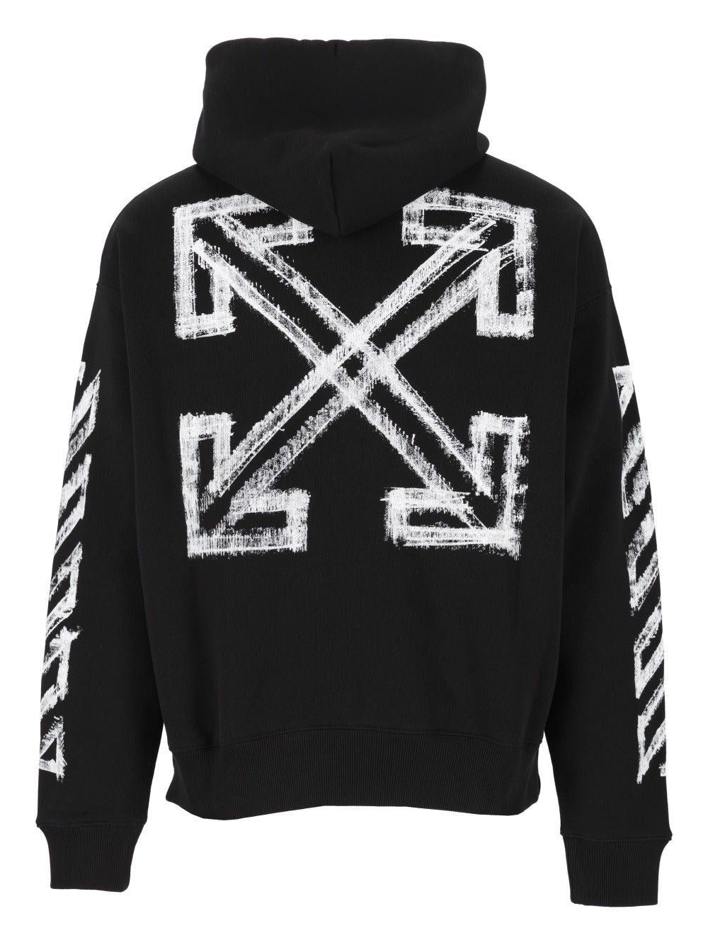 Off-White Men Motion Arrow Skate Hoodie OFF-WHITE