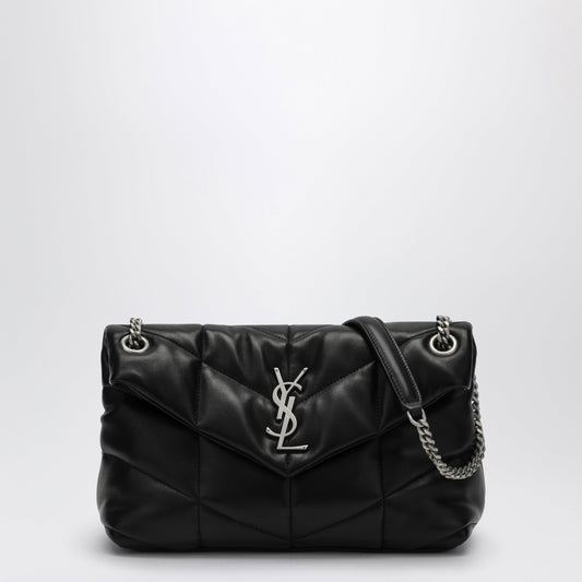 Saint Laurent Small Black Loulou Puffer Bag Women