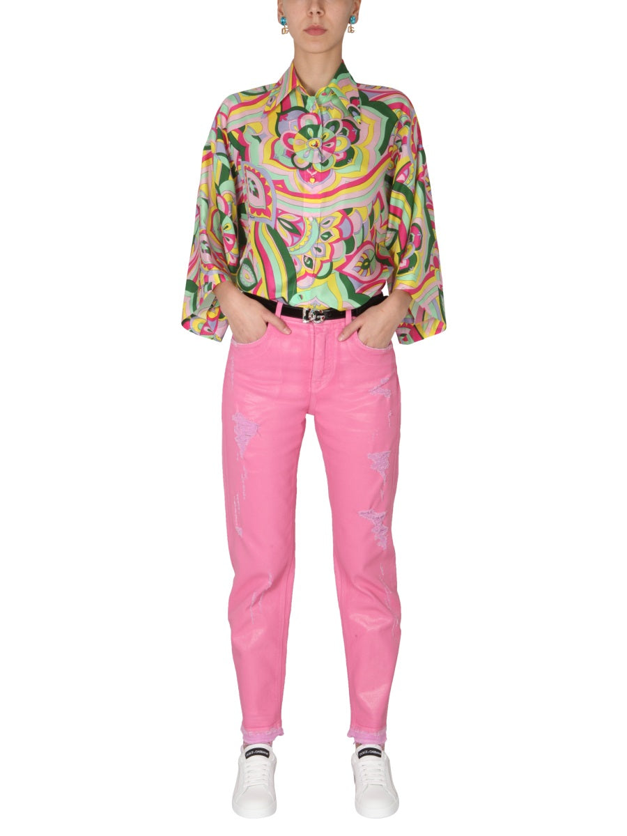 Dolce & Gabbana Women 60'S Print Shirt DOLCE & GABBANA