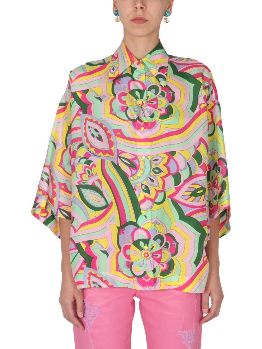 Dolce & Gabbana Women 60'S Print Shirt DOLCE & GABBANA