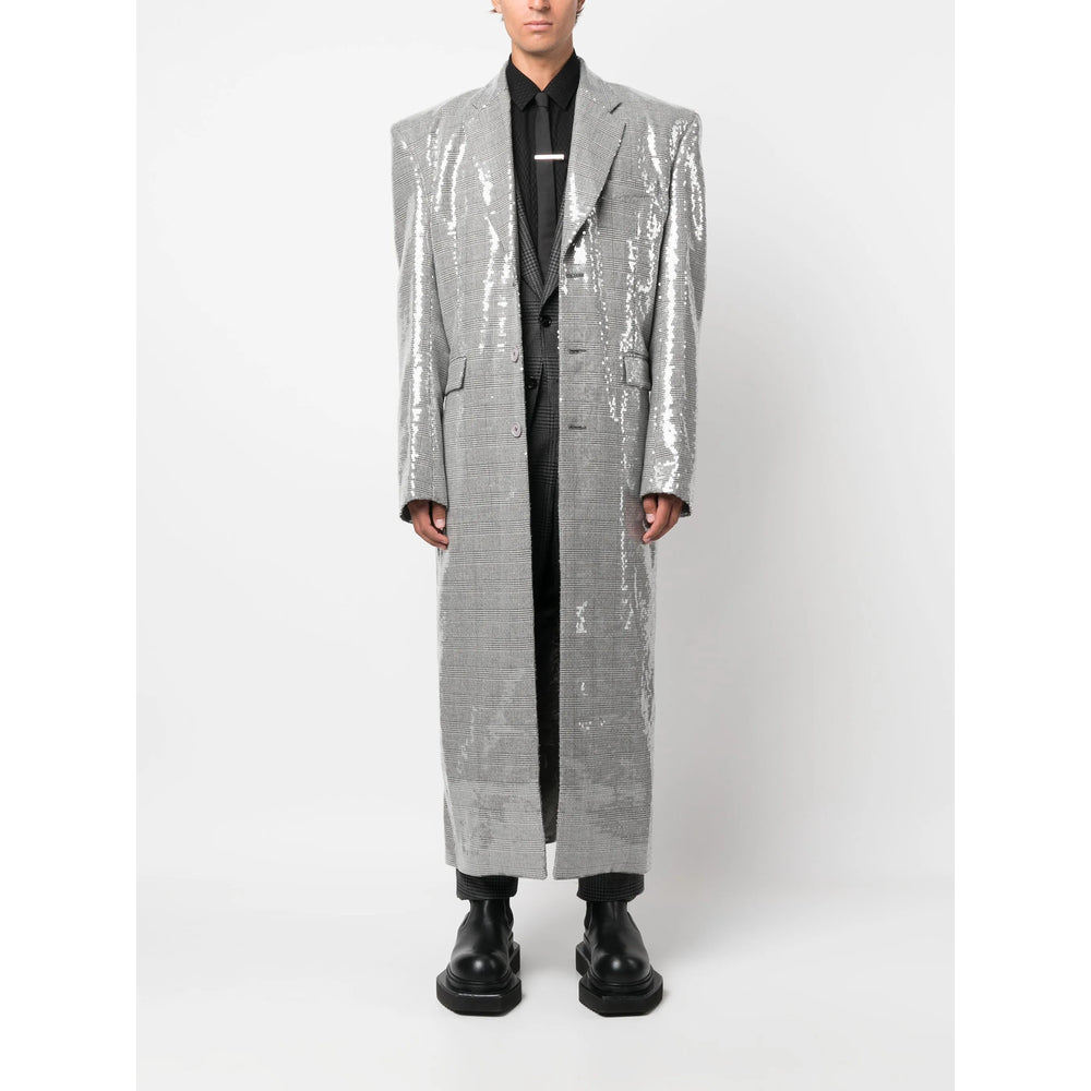 Vetements Black Coats - Single Breasted Coats Men VETEMENTS