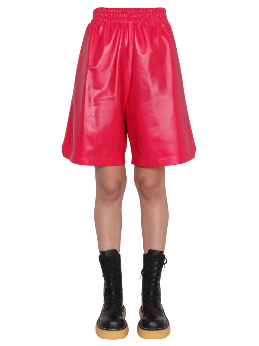 Bottega Veneta Women Leather Shorts BOTTEGA VENETA