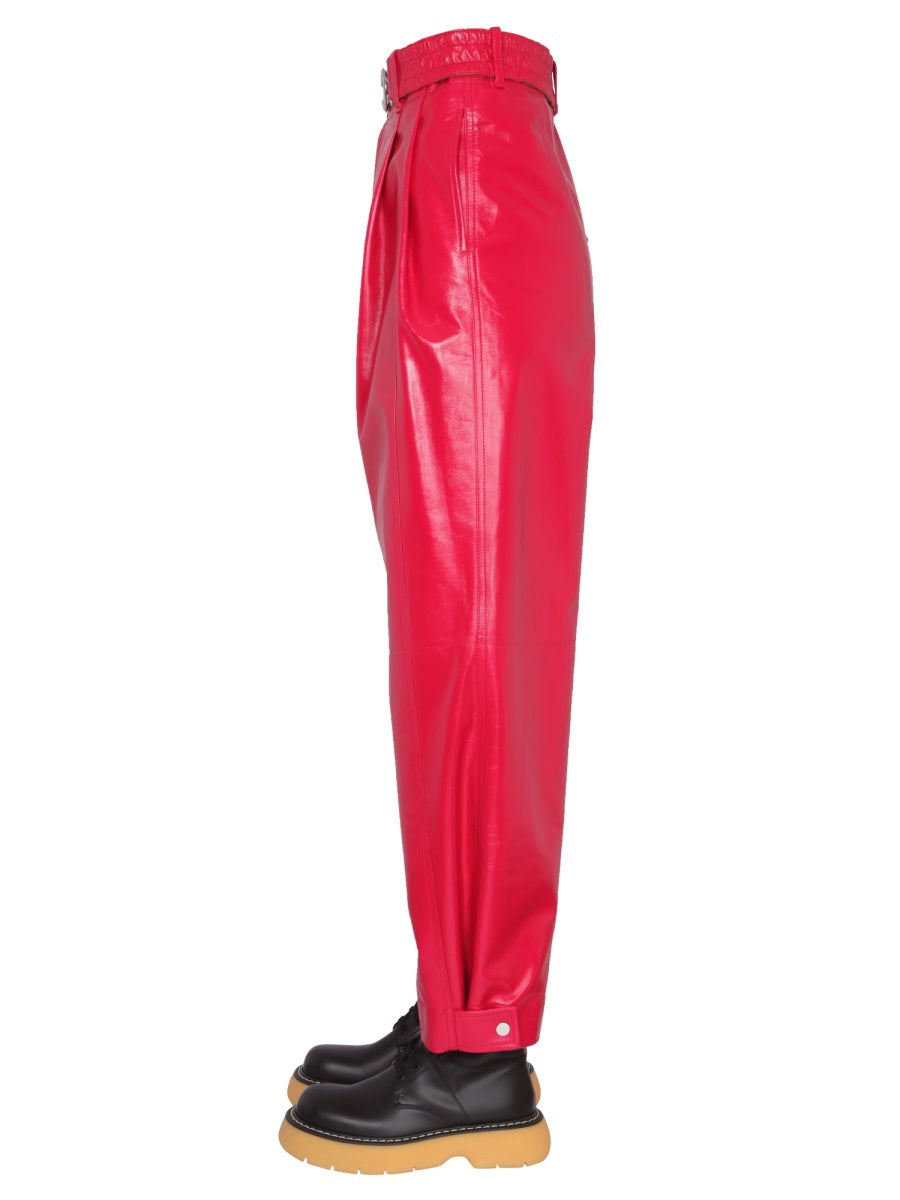 Bottega Veneta Women Leather Pants BOTTEGA VENETA