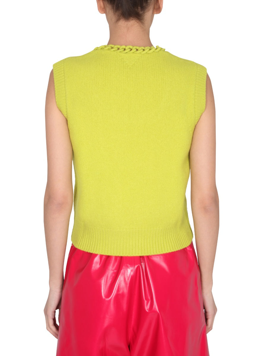 Bottega Veneta Women Vest With Crochet Chain BOTTEGA VENETA