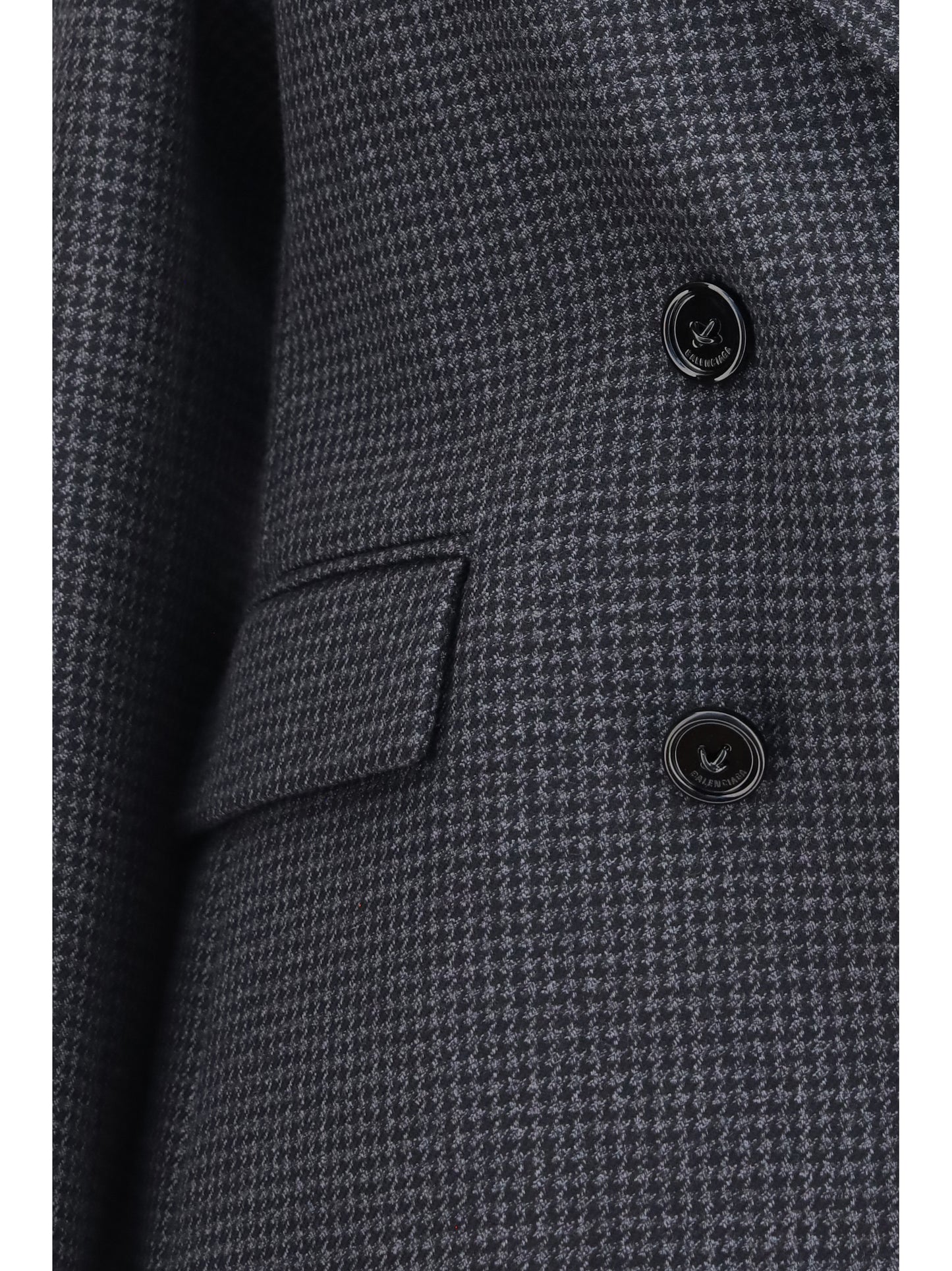 Balenciaga Women Double-Breasted Wool Blazer BALENCIAGA