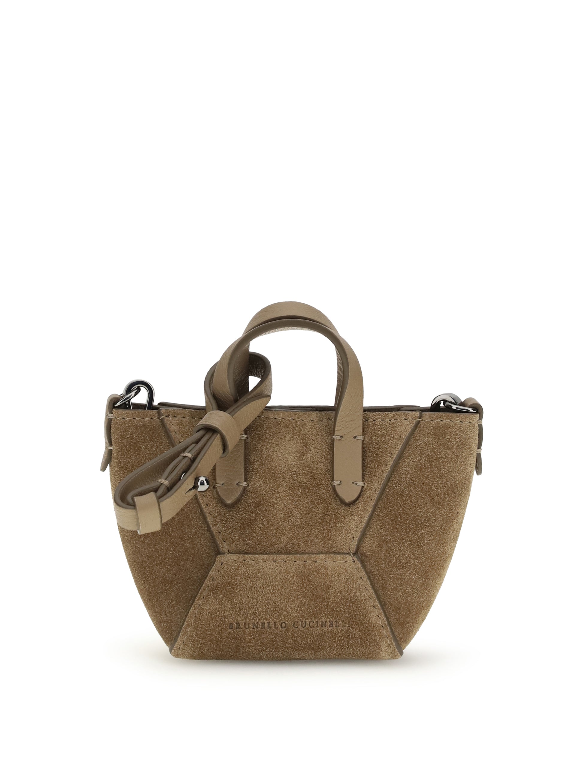 Brunello Cucinelli Women Micro Suede Shoulder Bag BRUNELLO CUCINELLI