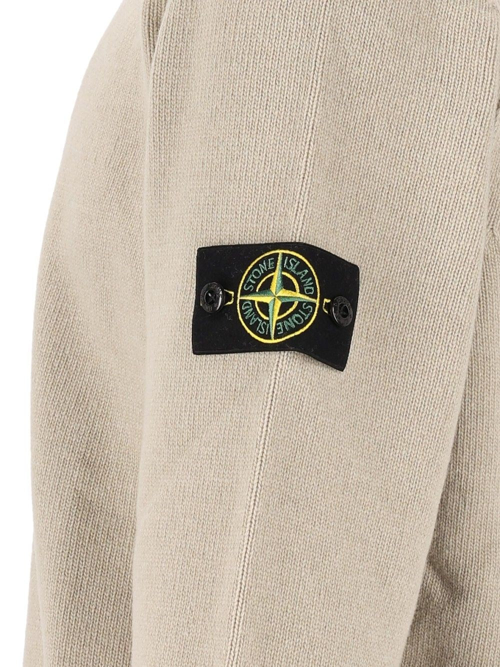 Stone Island Men Lambswool Crew Neck Sweater STONE ISLAND