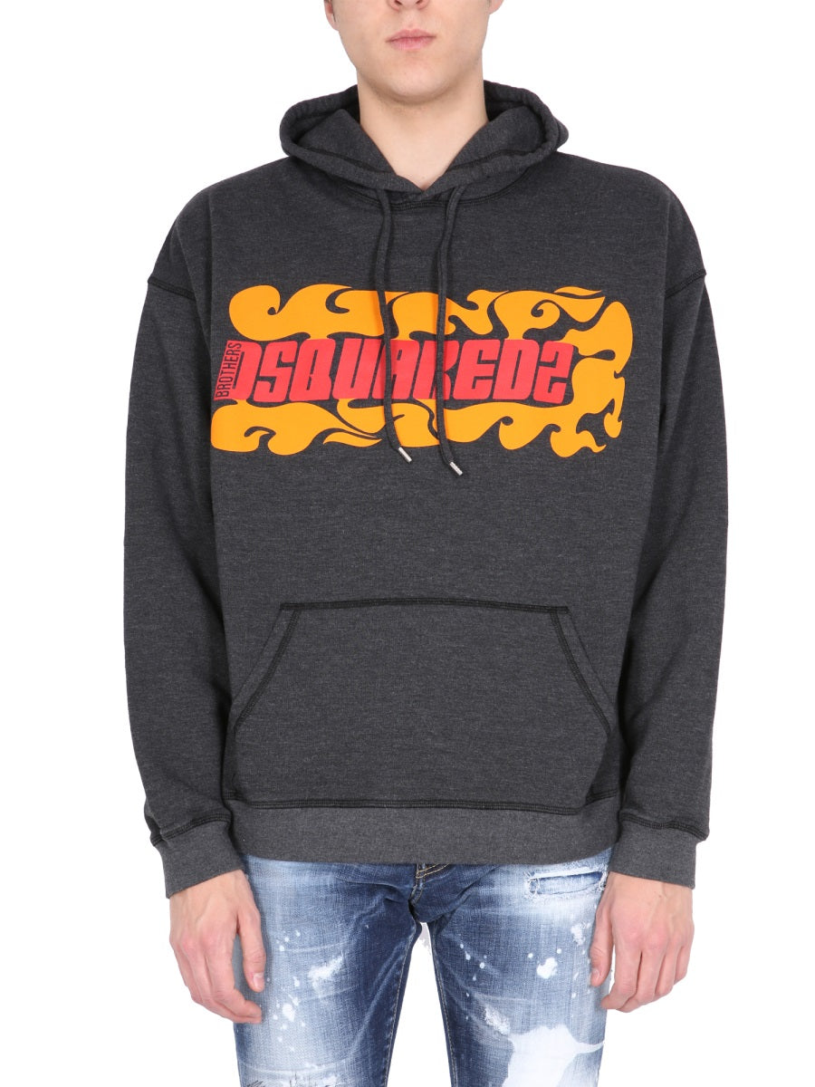 Dsquared Men Logo Printed Sweatshirt DSQUARED2