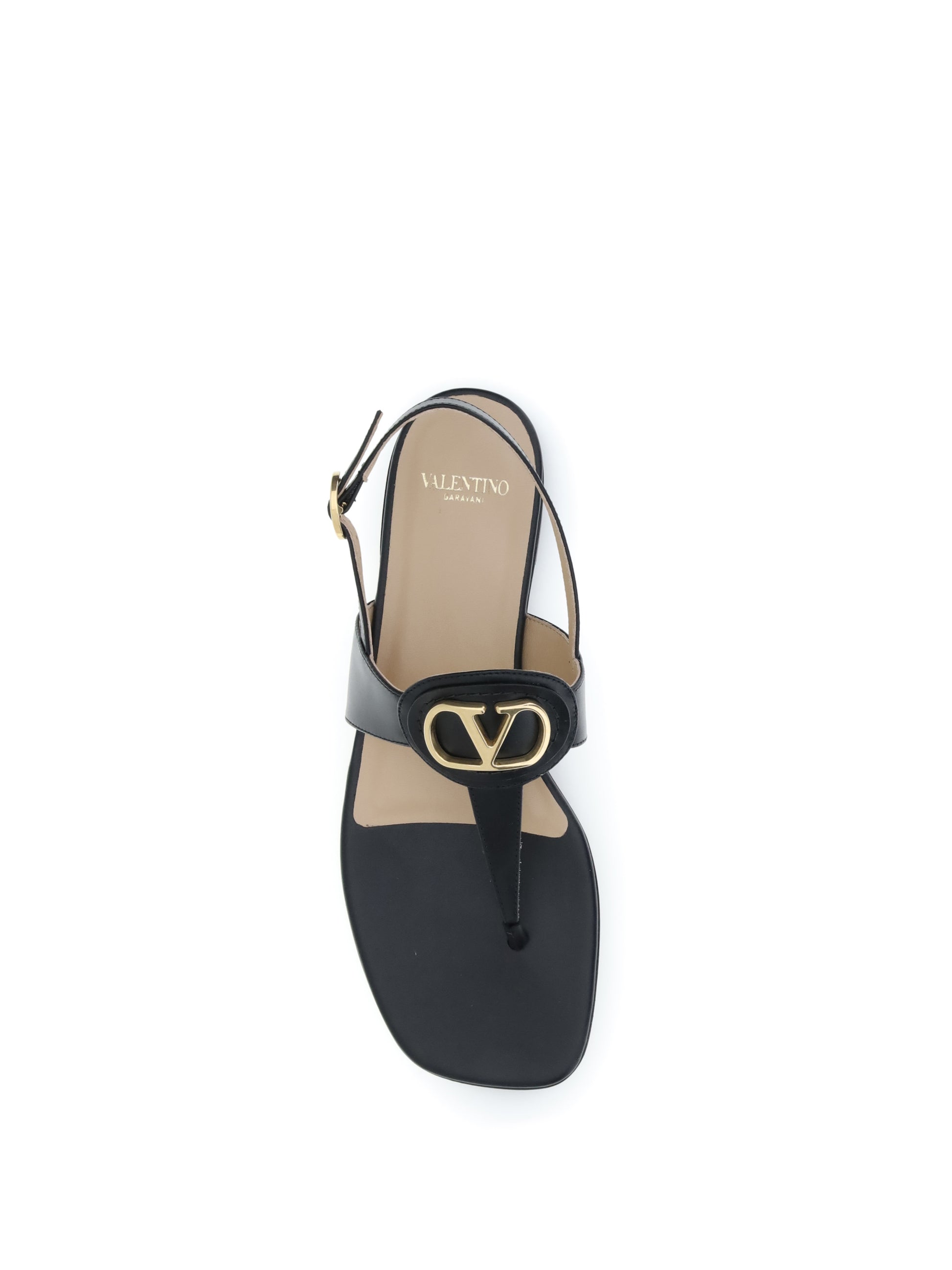 Valentino Garavani Women Leather Thong Sandals VALENTINO GARAVANI