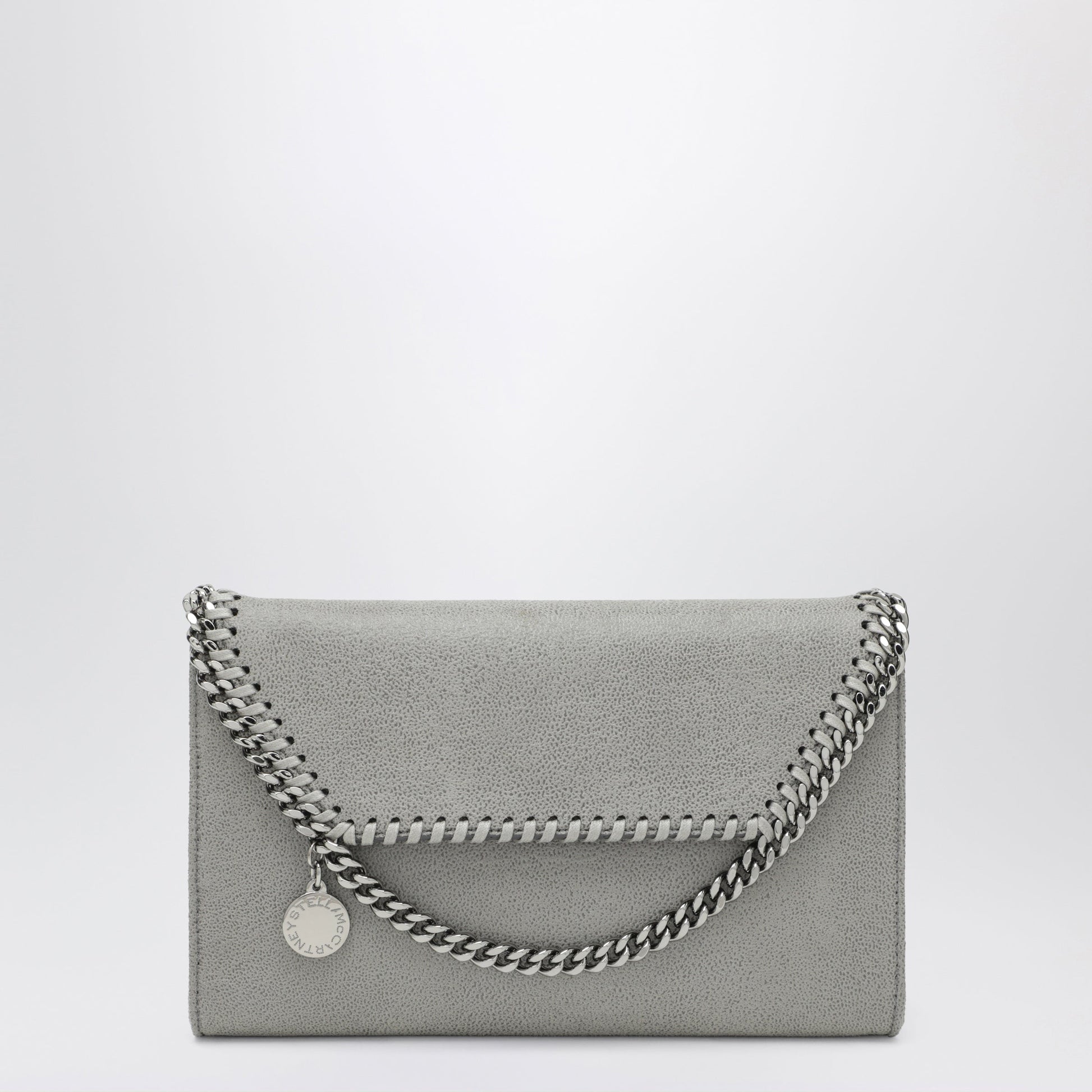 Stella Mccartney Light Grey Falabella Crossbody Wallet Bag Women STELLA MCCARTNEY