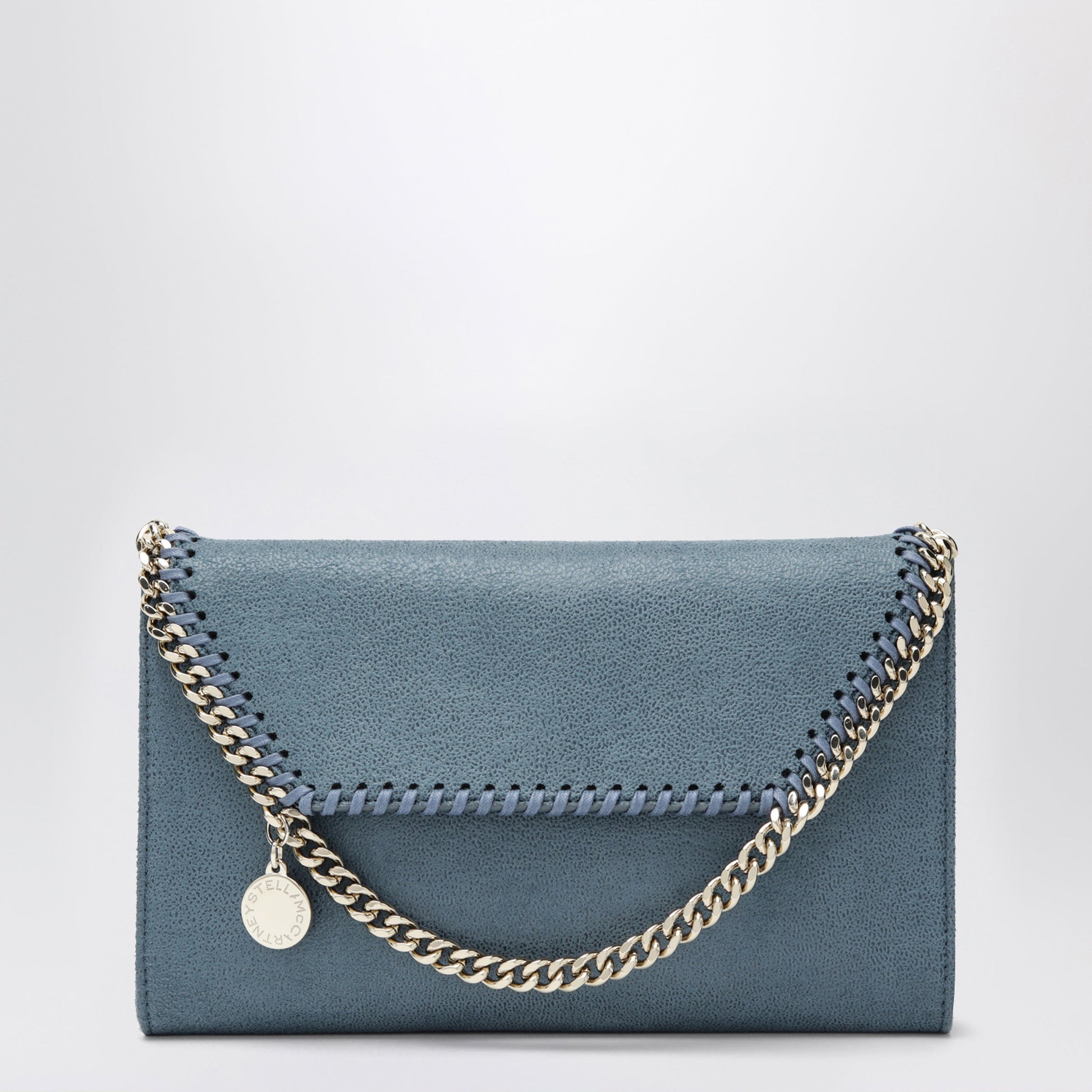 Stella Mccartney Light Blue Falabella Shoulder Wallet Bag Women STELLA MCCARTNEY