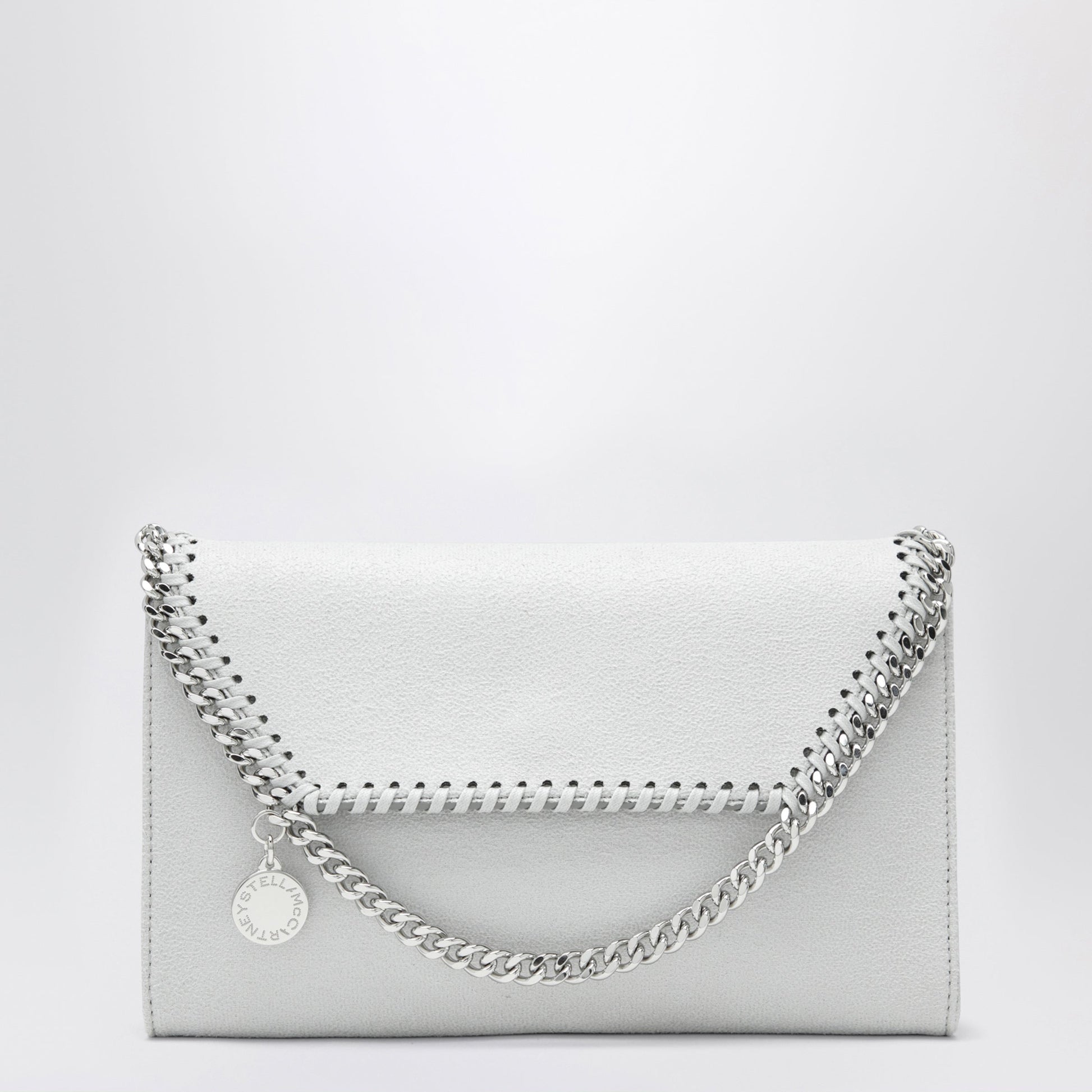Stella Mccartney Pearl Grey Falabella Shoulder Wallet Bag Women STELLA MCCARTNEY