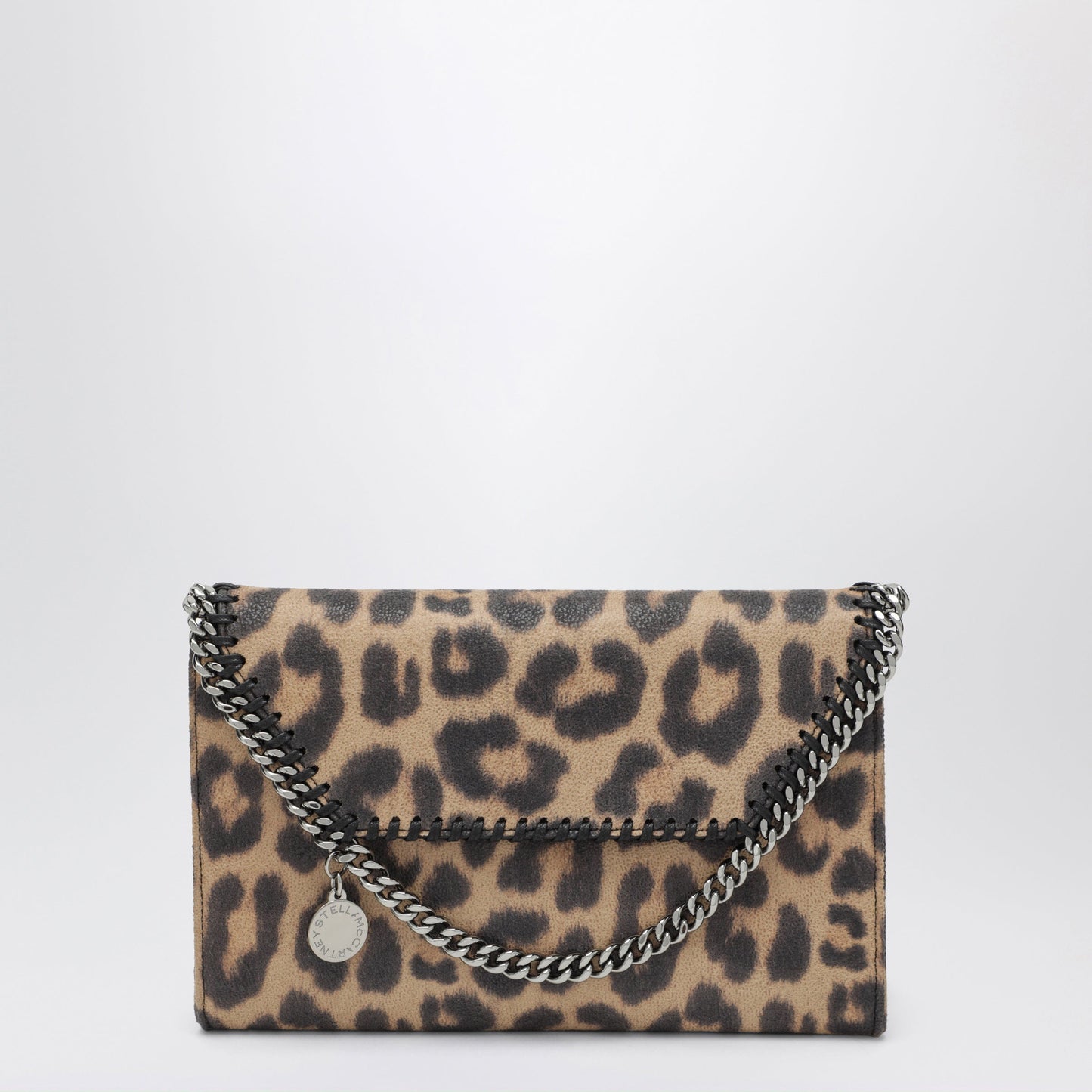 Stella Mccartney Falabella Leopard-Print Crossbody Wallet Bag Women STELLA MCCARTNEY