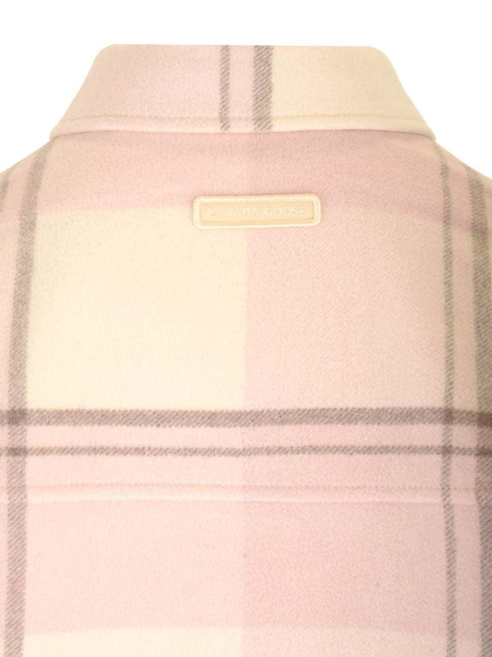 Canada Goose Women Boxy Fit Flannel Shirt CANADA GOOSE