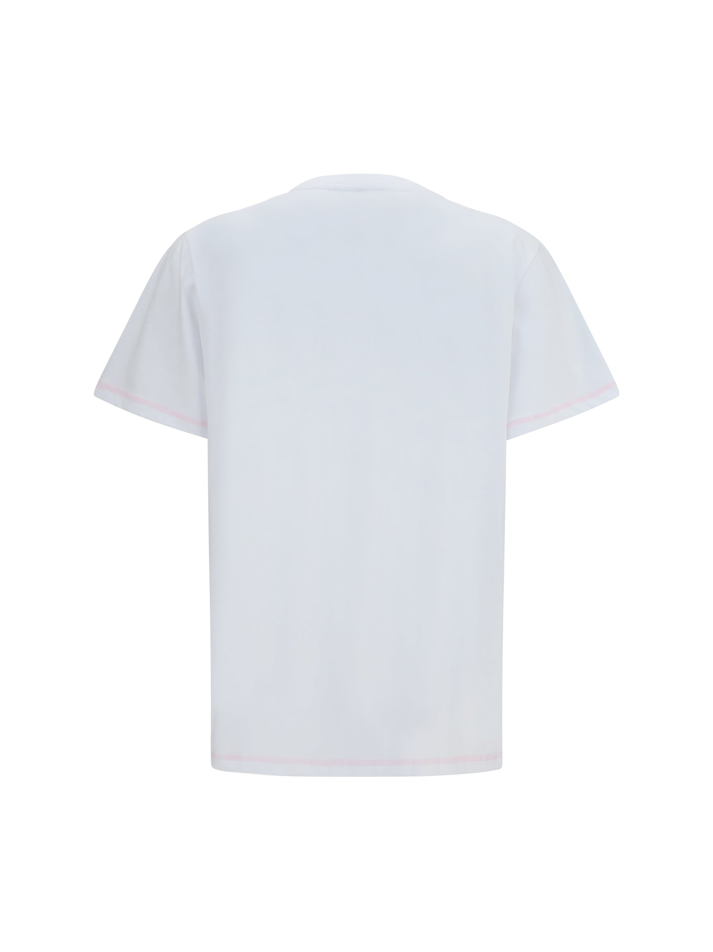 Ganni Women Cotton Raspberry T-Shirt GANNI