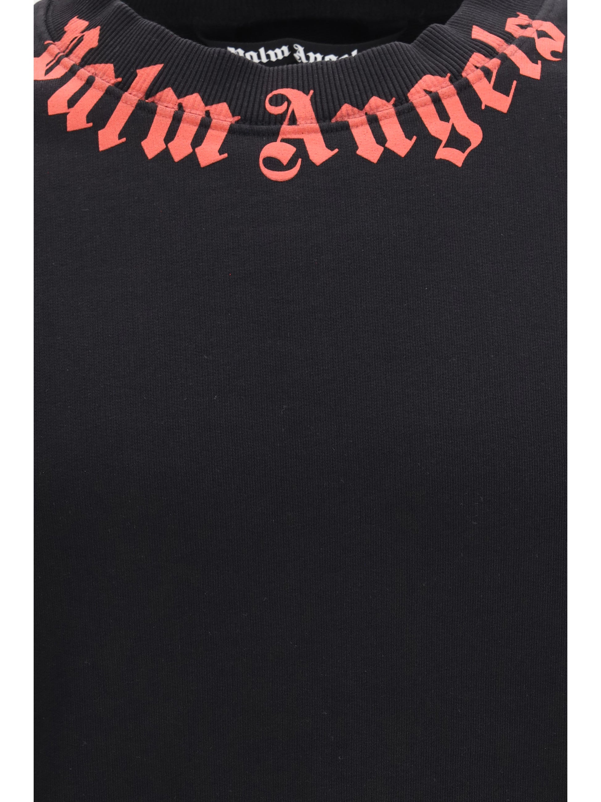 Palm Angels Men Neck Logo Sweatshirt PALM ANGELS