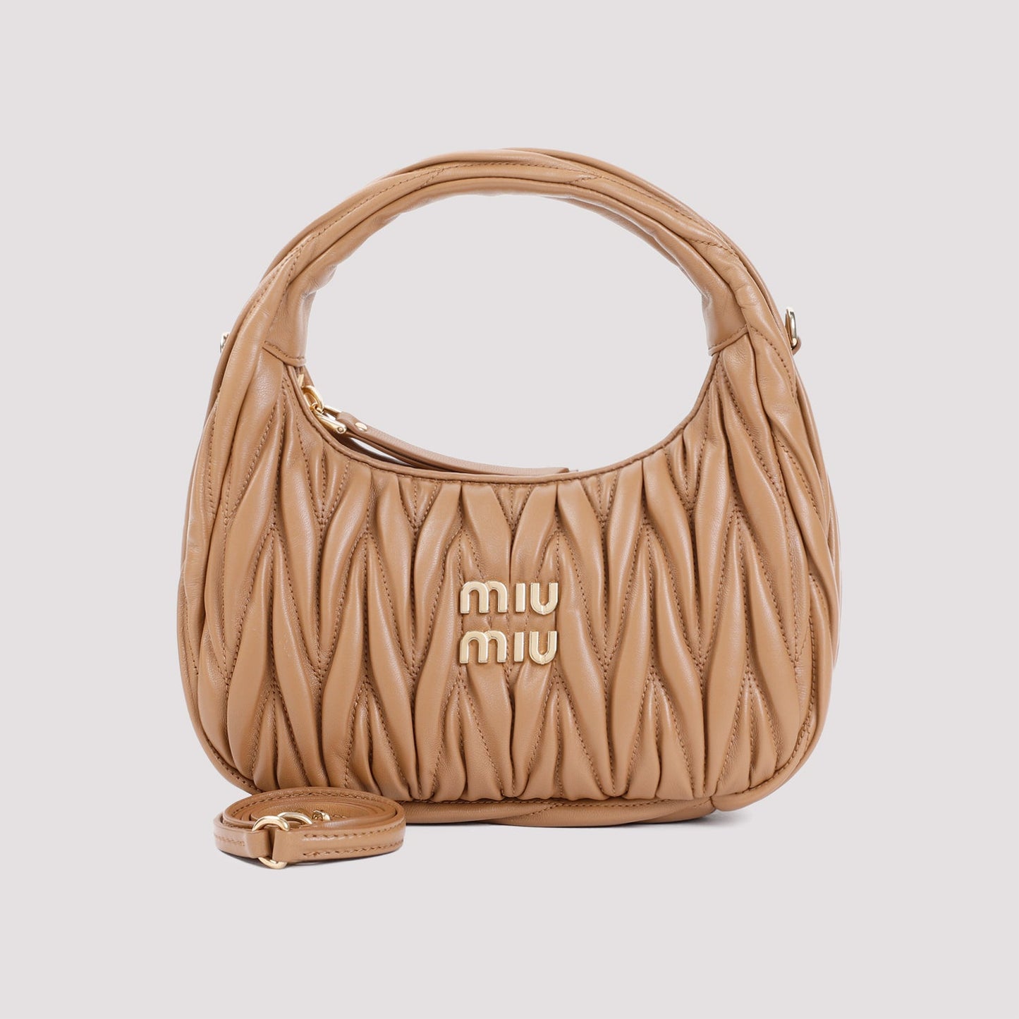 Miu Miu Small Wander Matelasse Hobo Bag Women MIU MIU