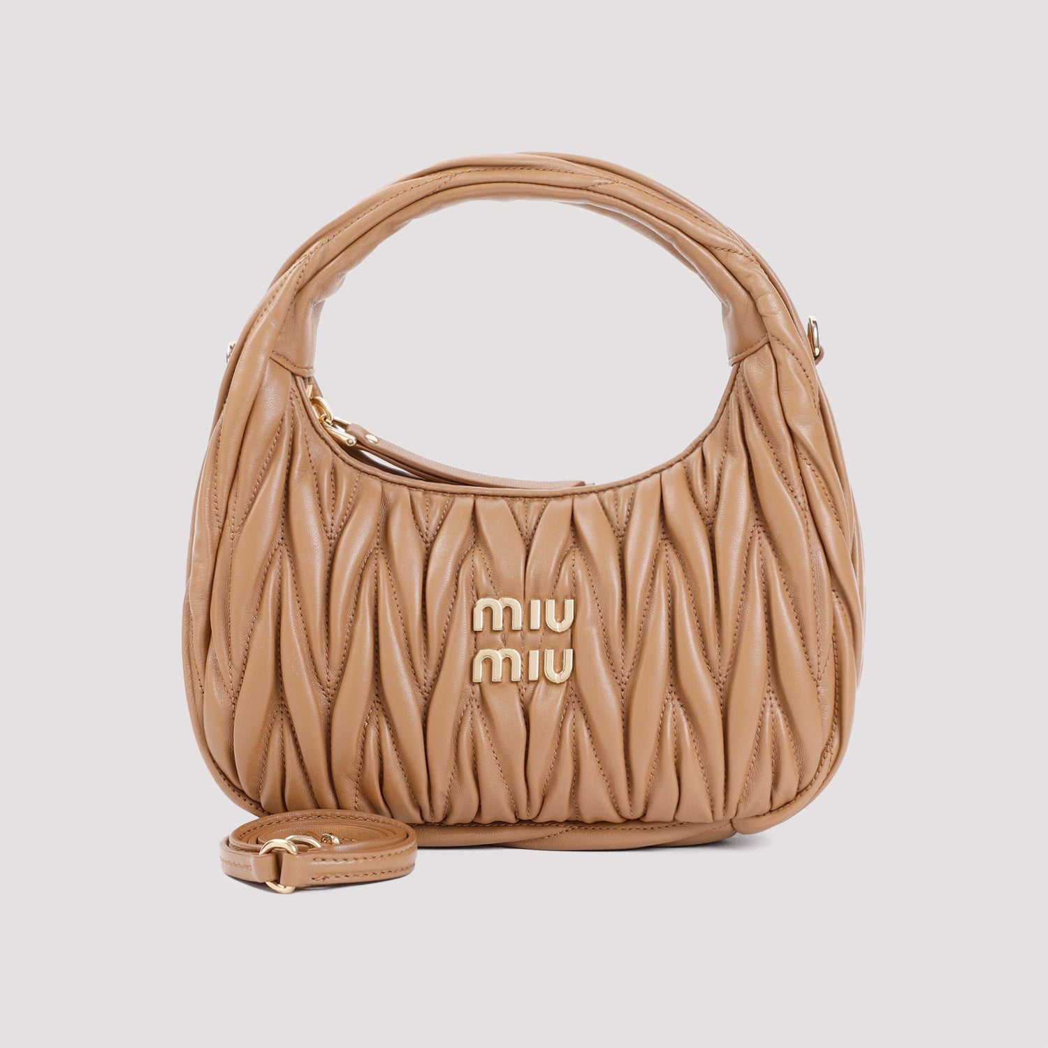 Miu Miu Small Wander Matelasse Hobo Bag Women MIU MIU
