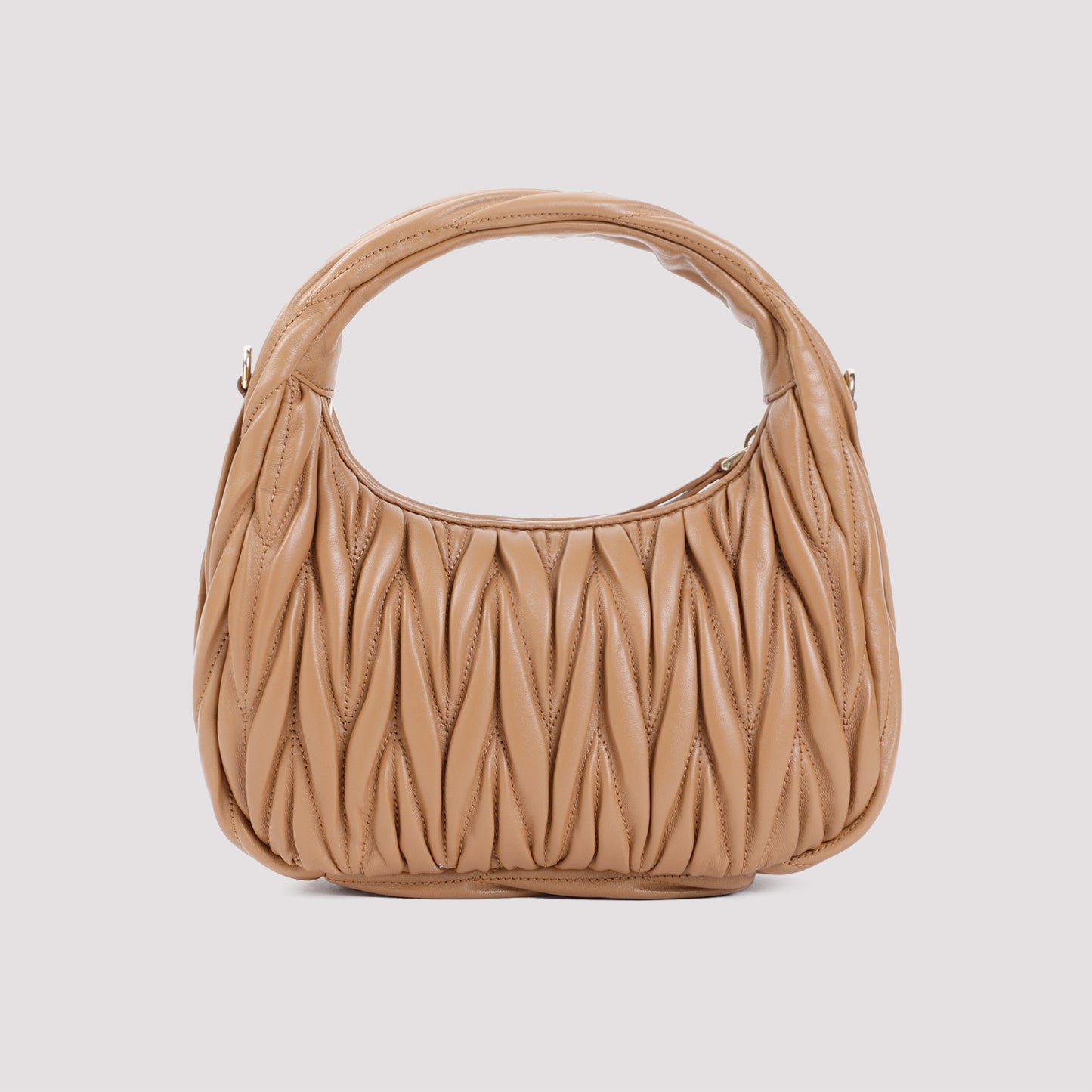 Miu Miu Small Wander Matelassé Hobo Bag Women MIU MIU