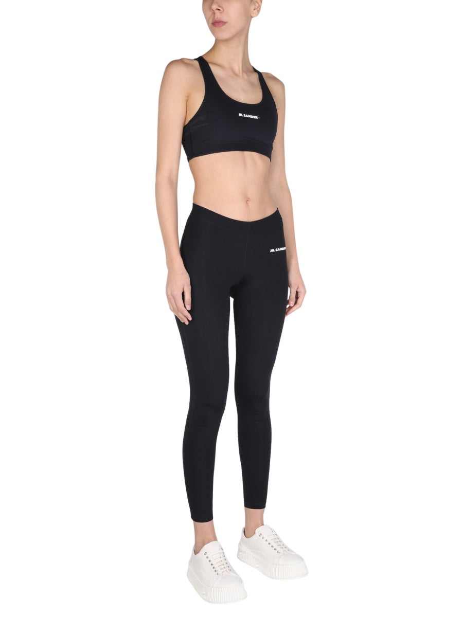 Jil Sander Women Logo Print Leggings JIL SANDER