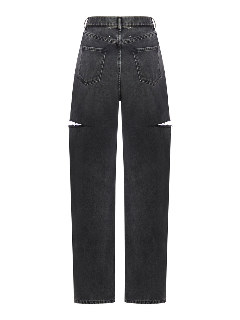 Maison Margiela Women High-Waisted Side-Cut Jeans MAISON MARGIELA