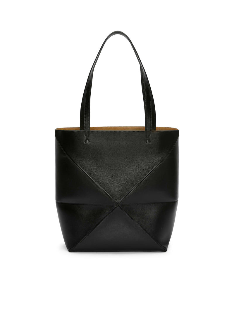Loewe Women Puzzle Fold Tote Bag In Polished Calfskin LOEWE